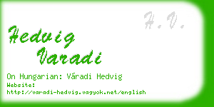 hedvig varadi business card
